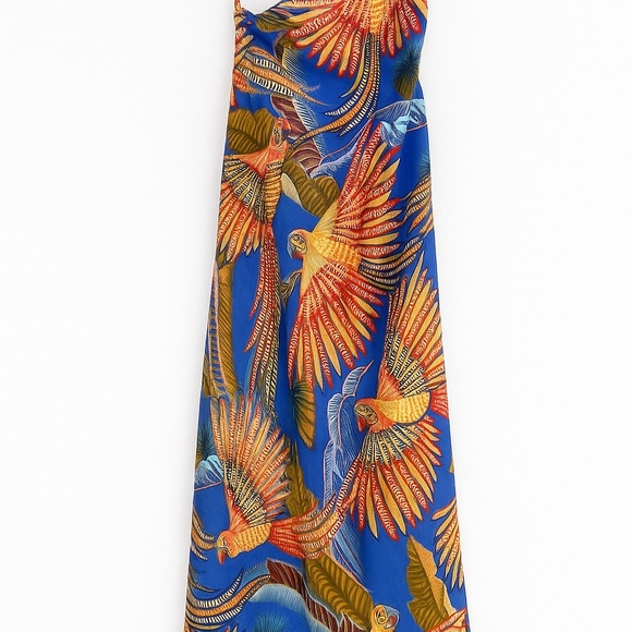 FARM Rio Dresses & Skirts - 🦜 Farm Rio Blue Macaw Flight midi dress small